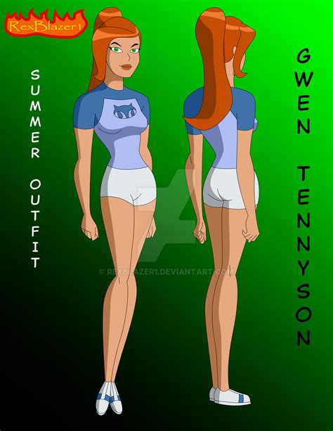 Gwen Tennyson (Summer Outfit) (Timm Style) by RexBlazer1 on DeviantArt