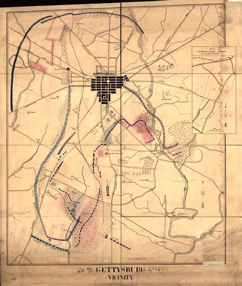 gettysburg pennsylvania map #351853