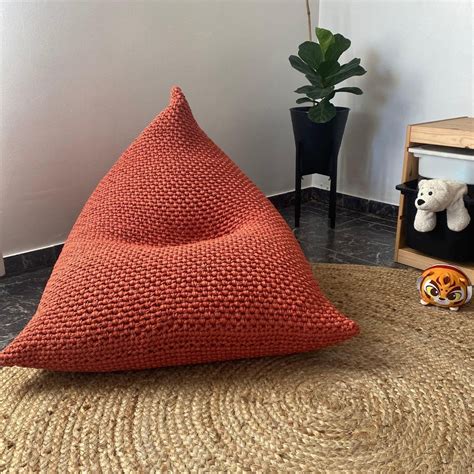 Modern Bean Bag Chair | Floor Seating Pillow - Looping Home