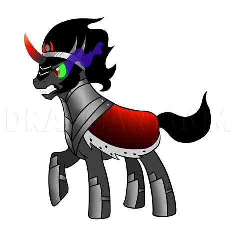 How To Draw King Sombra, My Little Pony, Drawing, Step by Step, by ...