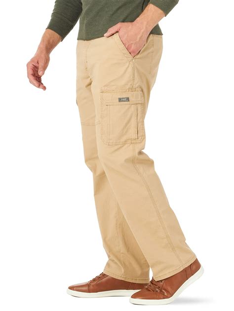 Snapklik.com : Wrangler Authentics Mens Relaxed Fit Stretch Cargo Pant