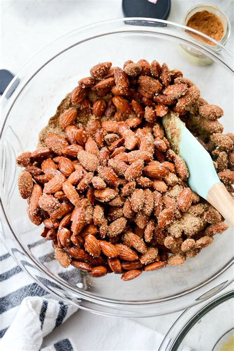 Cinnamon Sugar Almonds - Simply Scratch