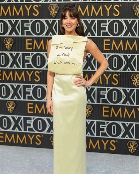 Aubrey Plaza Shares Meme That Turned Her Emmys Dress into 'Sex and the ...