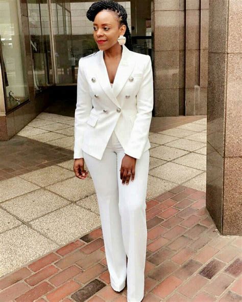 White Pants Suit