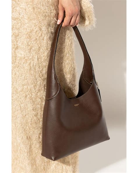 COACH Shoulder Bag Brooklyn 28 in Brown | Lyst