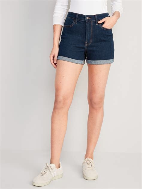 High Waisted Jean Shorts