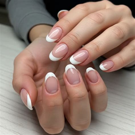 25 Elegant Oval French Tip Nail Designs for Chic Hands