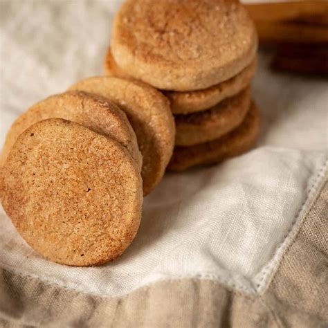 Cinnamon Shortbread Cookies [Slice & Bake!] - Cup of Zest