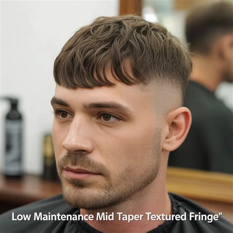 Mid Taper Textured Fringe - The Modern Haircut Every Guy Wants