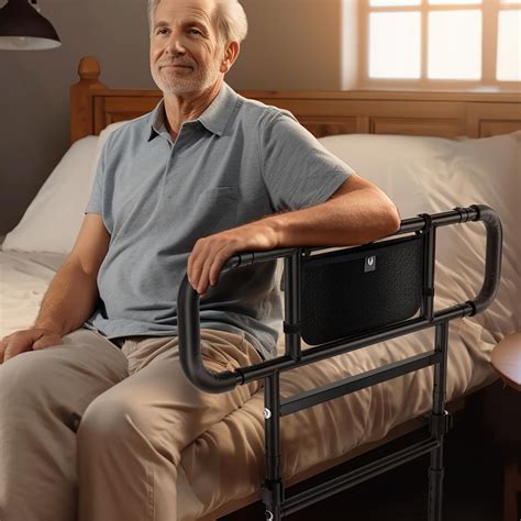 Bed Rails for Elderly Adults Safety Foldable - Heavy Duty Bed Assist ...