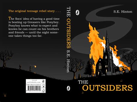 The Outsiders - Book Cover by James McLarney at Coroflot.com