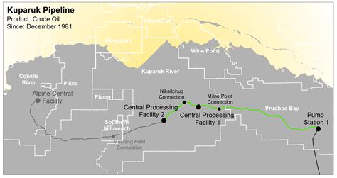 Map Of Kuparuk Alaska