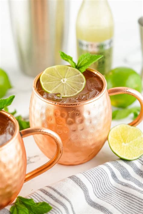 Classic Moscow Mule Vodka Cocktail Recipe - Kim Schob