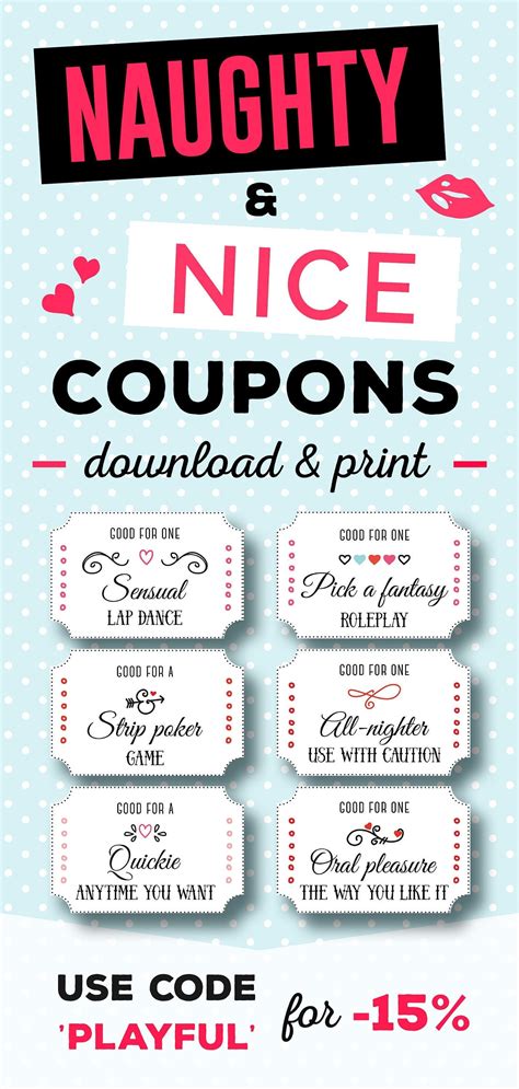 Naughty Coupon Book for Him, Love Coupon for Him, Sex Coupon, Kinky ...