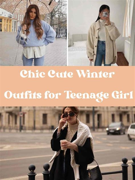 61 Cute Winter Outfits for Teenage Girl - momma teen
