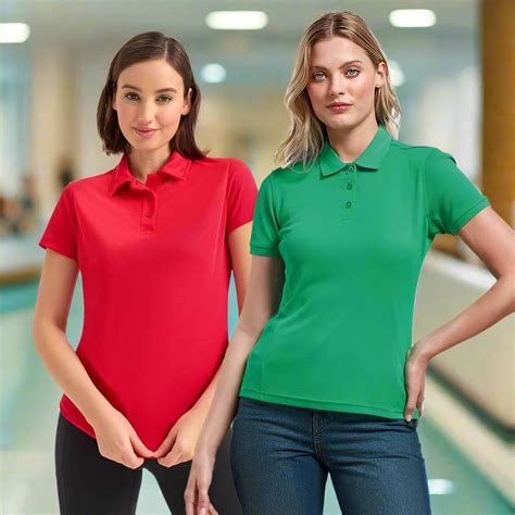 Ladies Work Polo Shirts - The Work Uniform Company