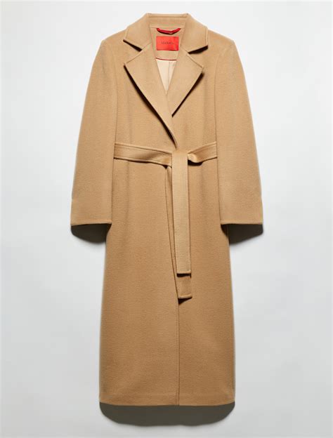 Longrun coat in drap, camel | MAX&Co.