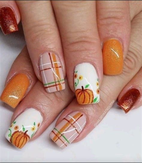Pin by L Janeén Sullivan on Nail Art | Thanksgiving nail designs, Fall ...