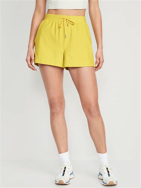 High-Waisted PowerSoft Shorts -- 3-inch inseam | Old Navy