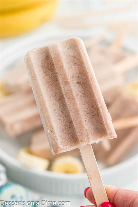 Banana Popsicles - Easy Frozen Treat with 3 ingredients