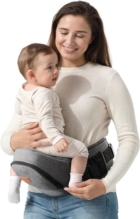 Amazon.com : Tushbaby Lite - Safety-Certified Hip Seat Baby Carrier ...