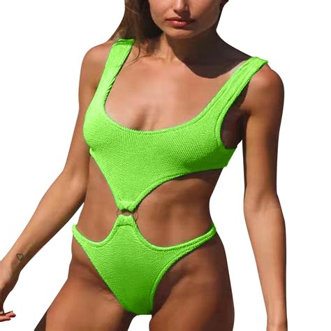 sonwsong One Piece Swimsuit Women,Women's 1 Piece Bikini Swimsuit ...
