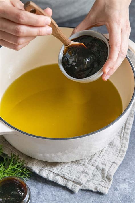 How To Make Pine Tar Soap—Cold Process Soap Recipe | Hello Glow