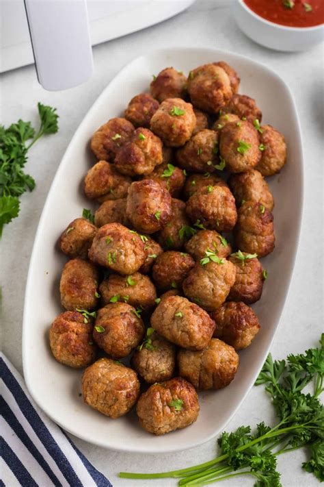 Air Fryer Frozen Meatballs | Air Frying Foodie