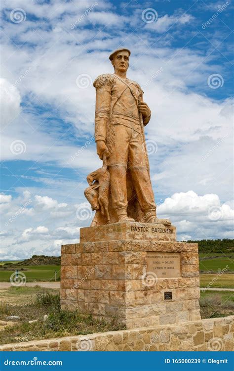Monument of Pastor Bardenero Editorial Stock Image - Image of sculpture ...