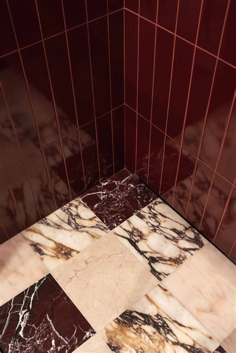 12x12 Rosso Levanto Polished 3/8 - Hey Tiles in 2025 | Marble bathroom ...