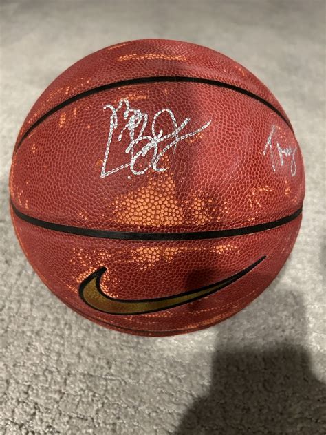 Lebron James Signed Basketball Early Autograph JSA Certified Auto Very ...