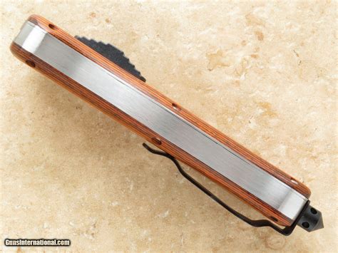 Benchmade Infidel Wood Handle Automatic Tactical OTF Knife