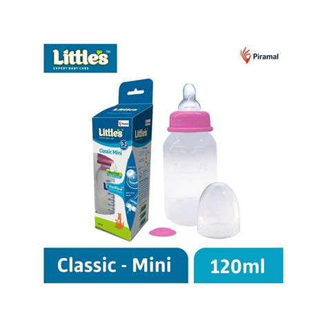 Buy Little'S Classic Mini Pink Feeding Bottle - 120ml Online & Get Upto ...