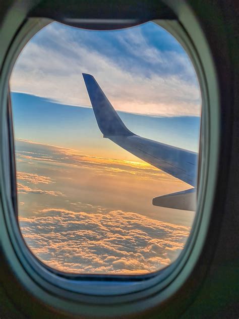 Airplane Window View Free Stock Photo - Public Domain Pictures