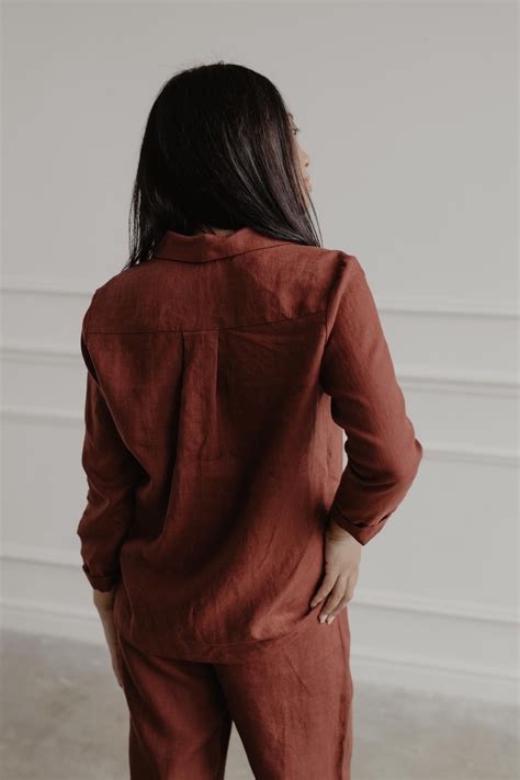 Linen Pajama Set | AmourLinen | Linen Loungewear