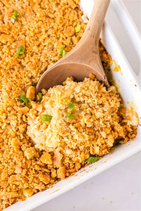 Chicken Casserole with Ritz Crackers - Recipe Boy