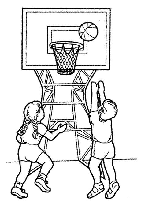 Free Basketball Color Pages | Activity Shelter