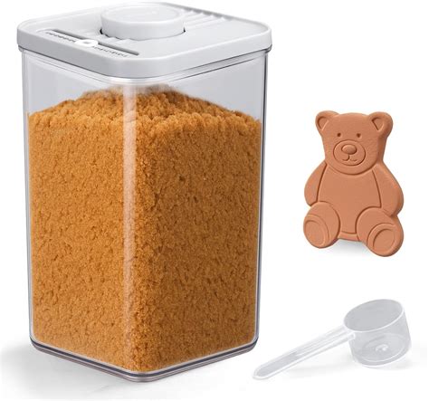 Amazon.com: Mity rain Airtight Brown Sugar Container 2.7Qt/2600ml ...