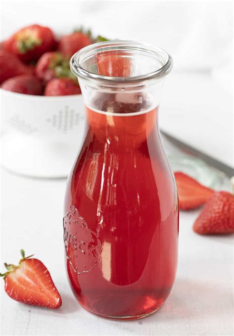 Strawberry Simple Syrup - i am baker