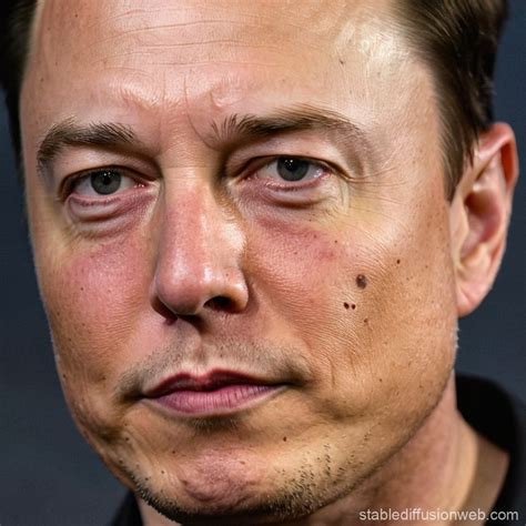 Elon Musk Close-Up Portrait | Stable Diffusion Online