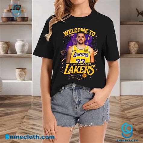 [Free Shipping + 20% Off] Luka Doncic Welcome To Los Angeles Lakers ...