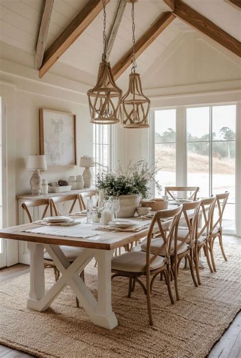 Pin by Julia S on Kitchen Design | Farmhouse dining room, Rustic dining ...