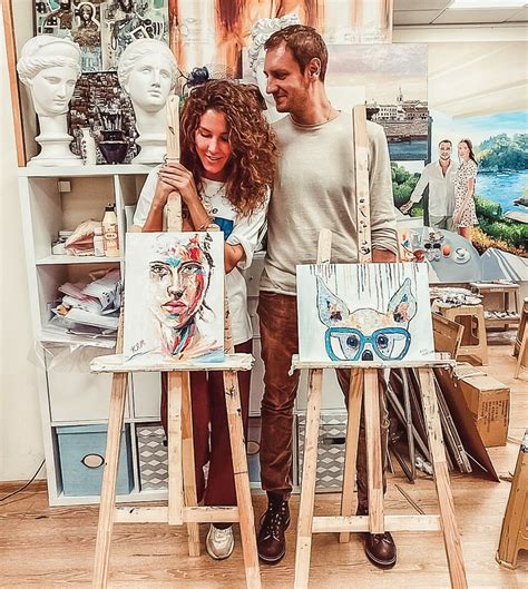 Свидание в студии рисования CANVAS | Москва