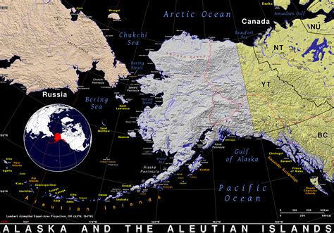 Alaska and the Aleutians · Public domain maps by PAT, the free, open ...