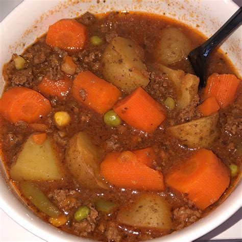Instant Pot Ground Beef Stew Recipe | Recipe | Ground beef stew recipes ...