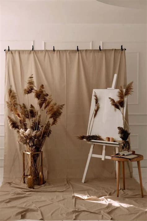 Boho Easel with Dried Plants
