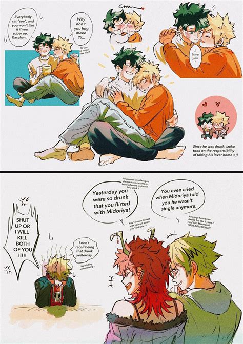 #BakuDeku Katsuki Bakugou x Izuku Midoriya #BNHA by sereiinn___ IG ...