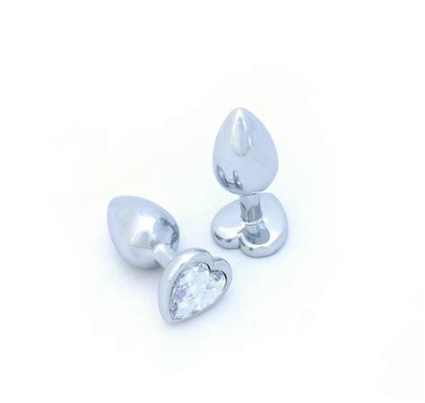 Heart Butt Plug with Jewel - Lovely Thinkings
