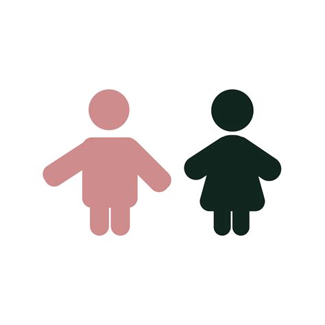 Men and women icon symbol illustration, men and women sign illustration ...