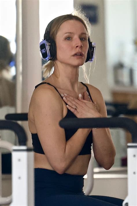 KRISTEN BELL Workout at a Gym in Los Feliz 05/05/2022 – HawtCelebs